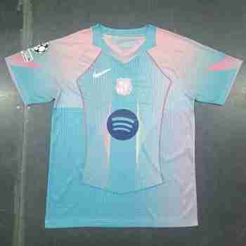 Thailande Maillot Spécial Barcelone 2025 2026 Bleu Rosa
