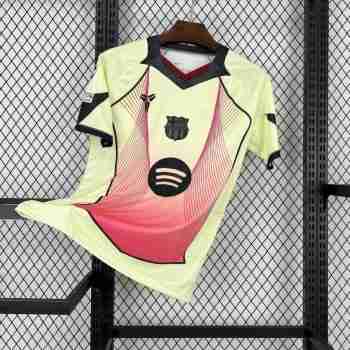 Thailande Maillot Spécial Barcelone 2025 2026 Jaune