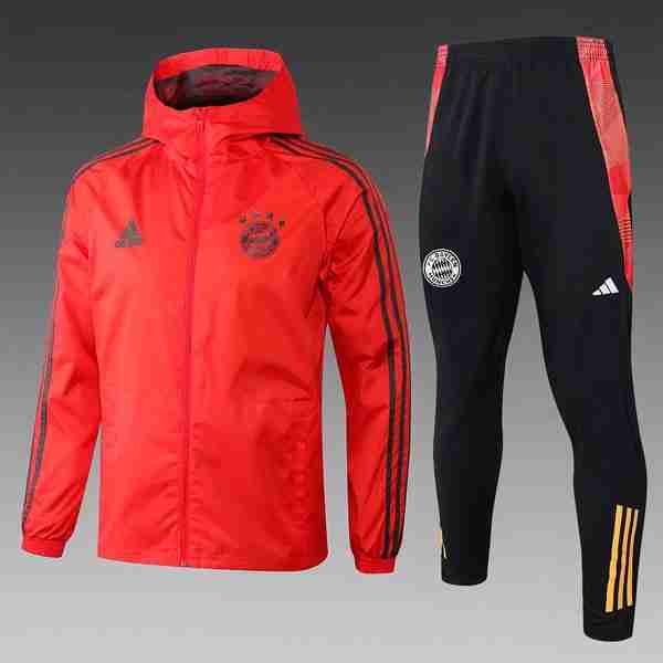 Rompevientos Bayern Munich Conjunto Completo 2025-2026 Rojo Coupe Vent Bayern Munich Ensemble 2025 2026 Rouge