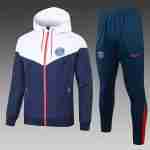 Ensemble Coupe Vent Paris Saint Germain 2025 2026 Blanc Bleu