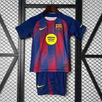 Maillot 1rd Ensemble Enfant Barcelone 2025 2026