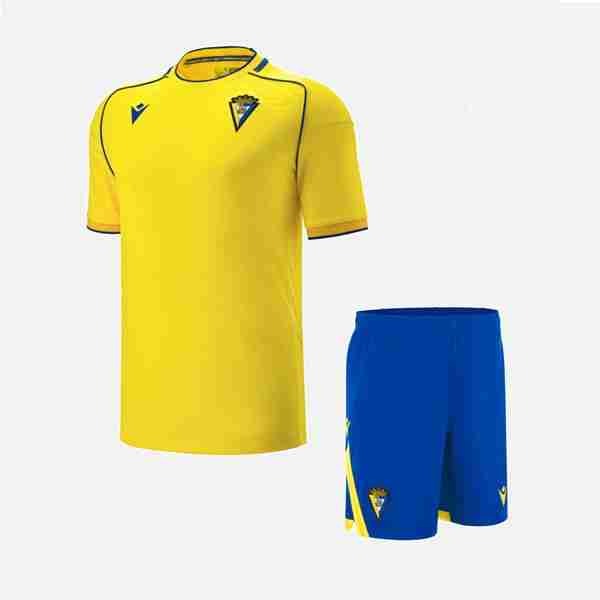 Camiseta Cádiz 1ª Niño 2025-2026 Maillot 1rd Ensemble Enfant Cadiz 2025 2026