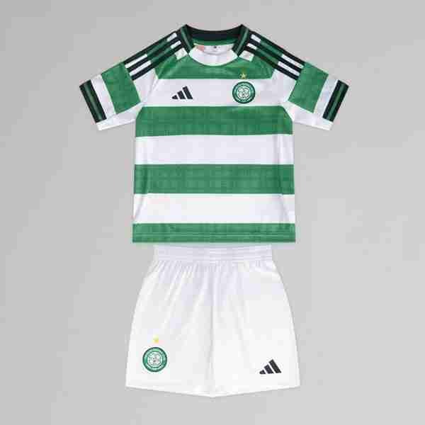 Camiseta Celtic 1ª Niño 2025-2026 Maillot 1rd Ensemble Enfant Celtic Glasgow 2025 2026