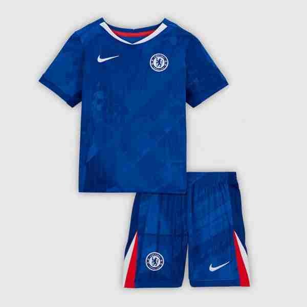 Camiseta Chelsea 1ª Niño 2025-2026 Maillot 1rd Ensemble Enfant Chelsea 2025 2026