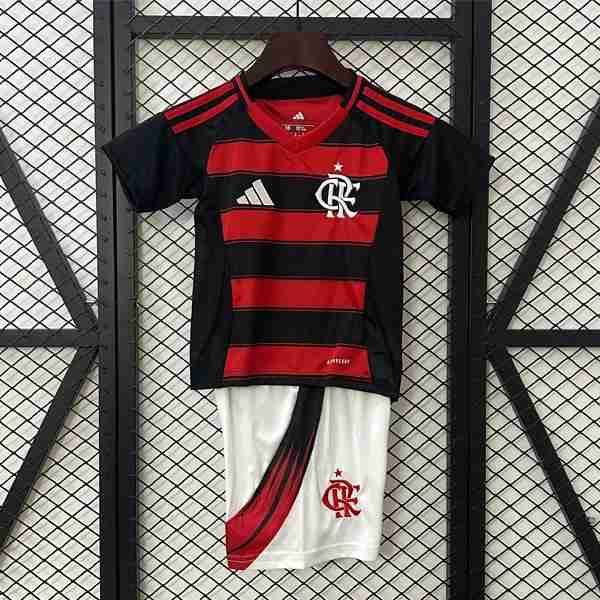 Camiseta Flamengo 1ª Niño 2025-2026 Maillot 1rd Ensemble Enfant Flamengo 2025 2026