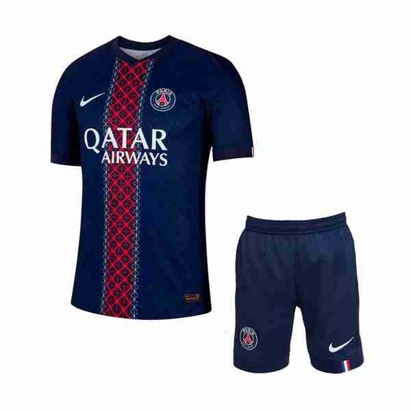 Camiseta PSG 1ª Niño 2025-2026 Maillot 1rd Ensemble Enfant Paris Saint Germain 2025 2026