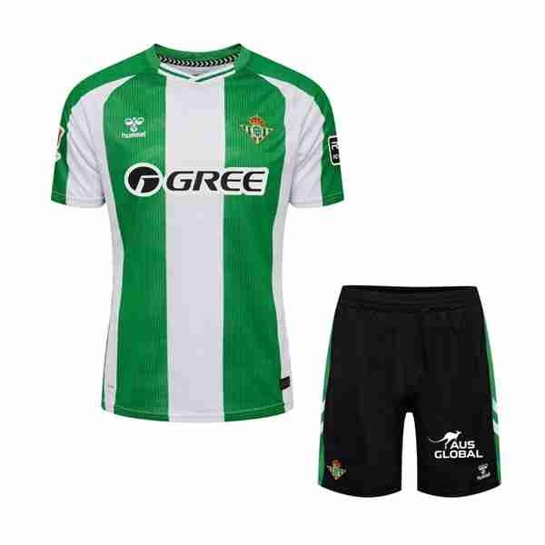 Camiseta Real Betis 1ª Niño 2025-2026 Maillot 1rd Ensemble Enfant Real Betis 2025 2026