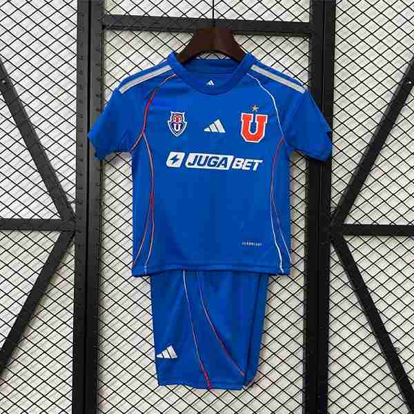Camiseta University of Chile 1ª Niño 2025-2026 Maillot 1rd Ensemble Enfant Universidad De Chile 2025 2026