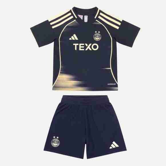 Camiseta Aberdeen 2ª Niño 2025-2026 Maillot 2rd Ensemble Enfant Aberdeen 2025 2026