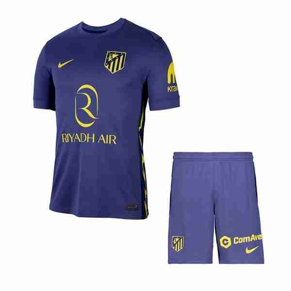 Camiseta Atletico Madrid 2ª Niño 2025-2026 Maillot 2rd Ensemble Enfant Atletico Madrid 2025 2026