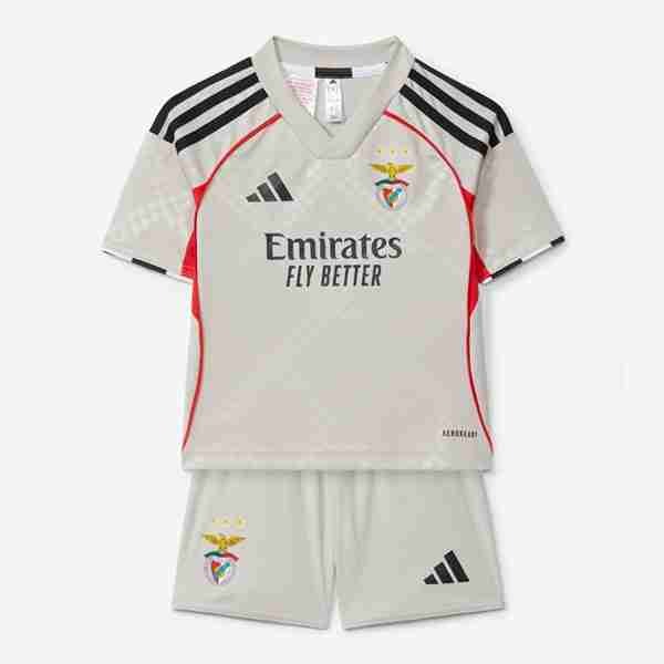 Camiseta Benfica 2ª Niño 2025-2026 Maillot 2rd Ensemble Enfant Benfica 2025 2026