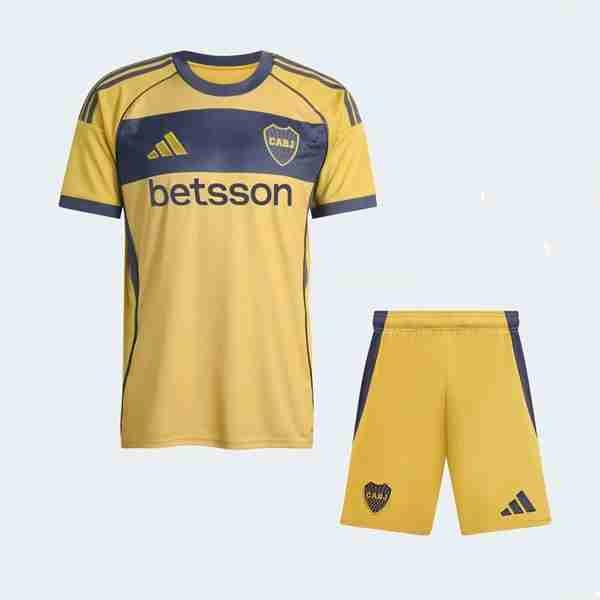 Camiseta Boca Juniors 2ª Niño 2025-2026 Maillot 2rd Ensemble Enfant Boca Juniors 2025 2026