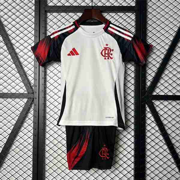 Camiseta Flamengo 2ª Niño 2025-2026 Maillot 2rd Ensemble Enfant Flamengo 2025 2026