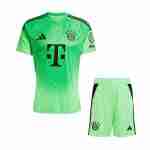 Maillot Ensemble Enfant Gardien Bayern Munich 2025 2026 Vert