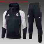 Survetement A Capuche Ensemble Enfant Real Madrid 2025 2026 Noir Rosa