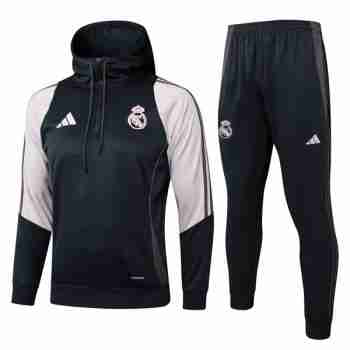 Survetement A Capuche Paris Saint Germain 2025 2026 Gris Rosa