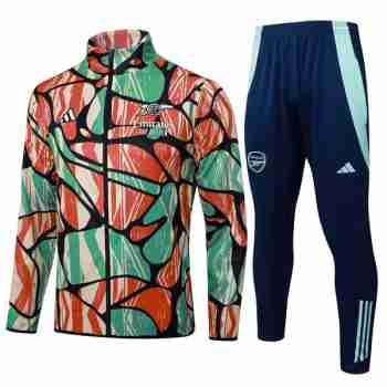 Survetement Arsenal 2025 2026 Vert Rouge