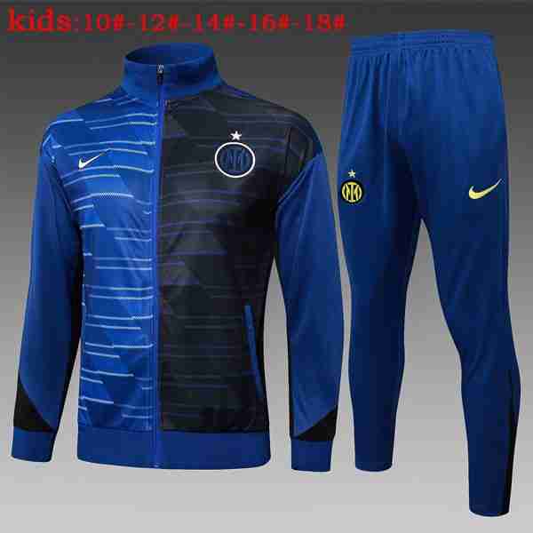 Ninos Chandal Inter Milan 2025-2026 Azul Survetement Ensemble Enfant Inter Milan 2025 2026 Bleu