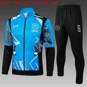 Survetement Ensemble Enfant Napoli 2025 2026 Bleu