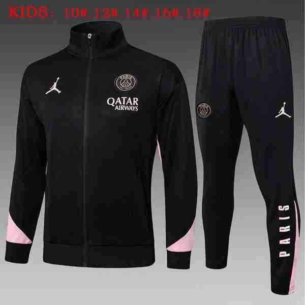 Ninos Chandal PSG 2025-2026 Negro Survetement Ensemble Enfant Paris Saint Germain 2025 2026 Noir