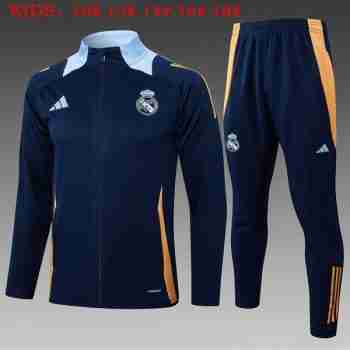 Survetement Ensemble Enfant Real Madrid 2025 2026 Bleu