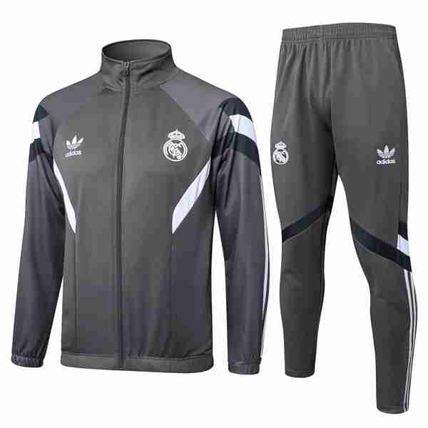 Chandal Real Madrid 2025-2026 Gris Survetement Real Madrid 2025 2026 Gris