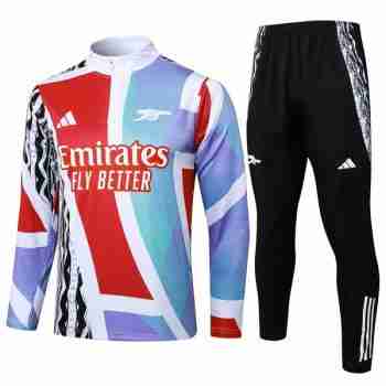 Sweat Entrainement Arsenal 2025 2026 Bleu Rouge