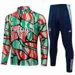 Sweat Entrainement Arsenal 2025 2026 Vert Rouge