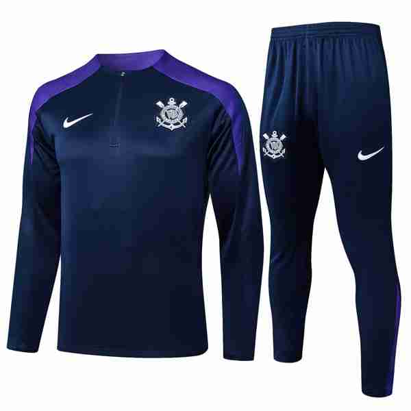 Sudadera De Training Corinthians 2025-2026 Azul Sweat Entrainement Corinthians Paulista 2025 2026 Bleu