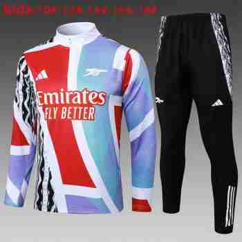 Sweat Entrainement Ensemble Enfant Arsenal 2025 2026 Purpura