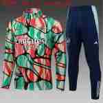 Sweat Entrainement Ensemble Enfant Arsenal 2025 2026 Vert Rouge