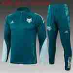 Sweat Entrainement Ensemble Enfant Cruzeiro 2025 2026 Vert