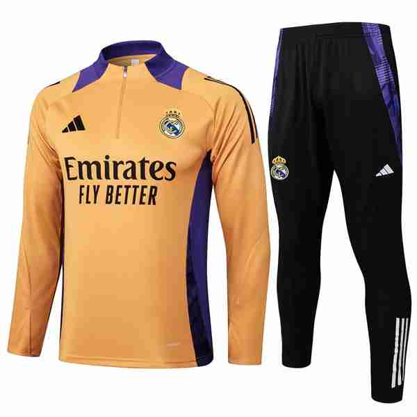 Sudadera De Training Real Madrid 2025-2026 Amarillo Sweat Entrainement Real Madrid 2025 2026 Jaune