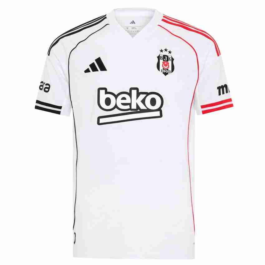 Tailandia Camiseta Besiktas 2025-2026 Blanco Thailande Maillot 1rd Besiktas 2025 2026