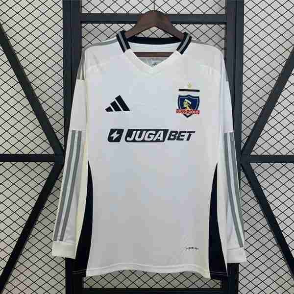 Tailandia Camiseta Colo Colo 1ª ML 2025-2026 Thailande Maillot 1rd Manches Longues Colo Colo 2025 2026