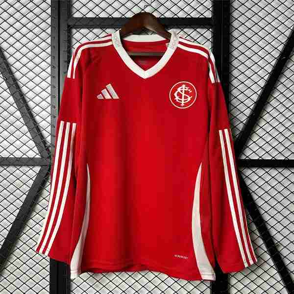 Tailandia Camiseta Brazil Internacional 1ª ML 2025-2026 Thailande Maillot 1rd Manches Longues Internacional 2025 2026