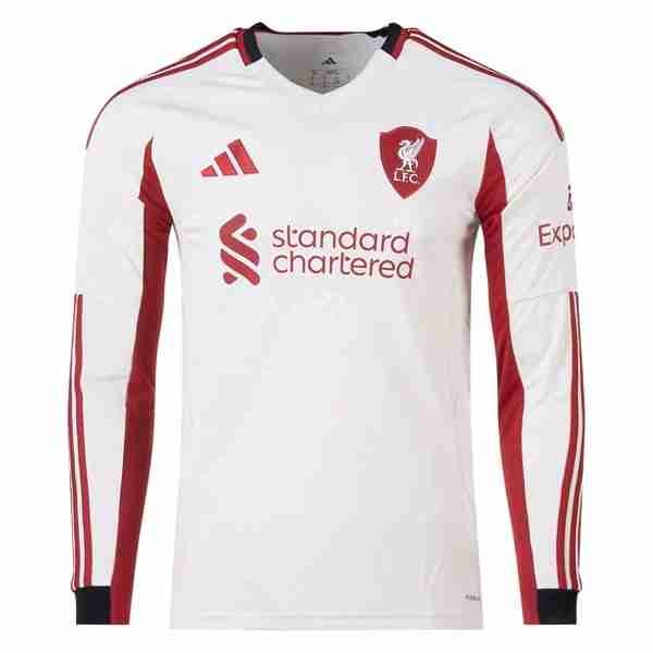Tailandia Camiseta Liverpool 2ª ML 2025-2026 Thailande Maillot 2rd Manches Longues Liverpool 2025 2026