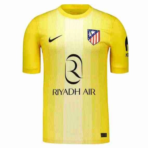Tailandia Camiseta Atletico Madrid Portero 2025-2026 Amarillo Thailande Maillot Gardien Atletico Madrid 2025 2026 Jaune