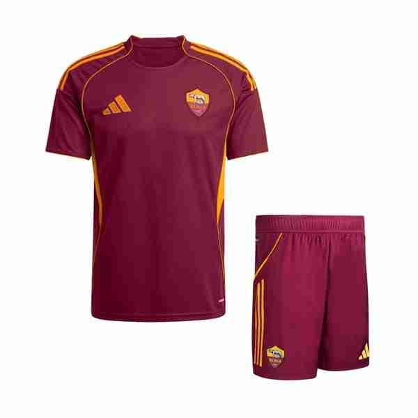 Camiseta AS Roma 1ª Niño 2025-2026 Maillot 1rd Ensemble Enfant AS Roma 2025 2026