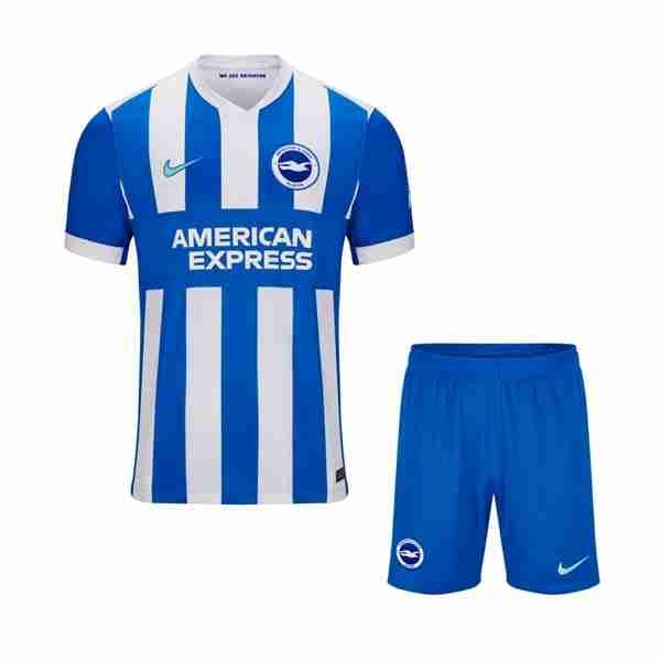 Camiseta Brighton & Hove Albion 1ª Niño 2025-2026 Maillot 1rd Ensemble Enfant Brighton 2025 2026