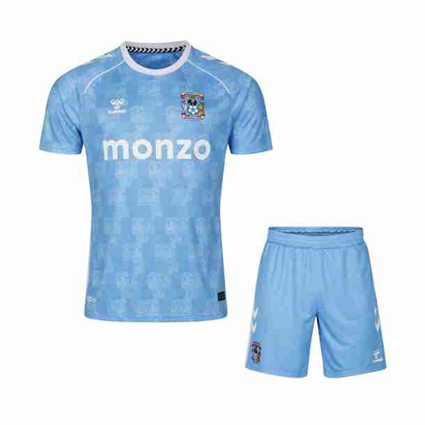 Camiseta Coventry City 1ª Niño 2025-2026 Maillot 1rd Ensemble Enfant Coventry City 2025 2026