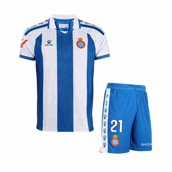 Camiseta Español 1ª Niño 2025-2026 Maillot 1rd Ensemble Enfant Espanyol 2025 2026