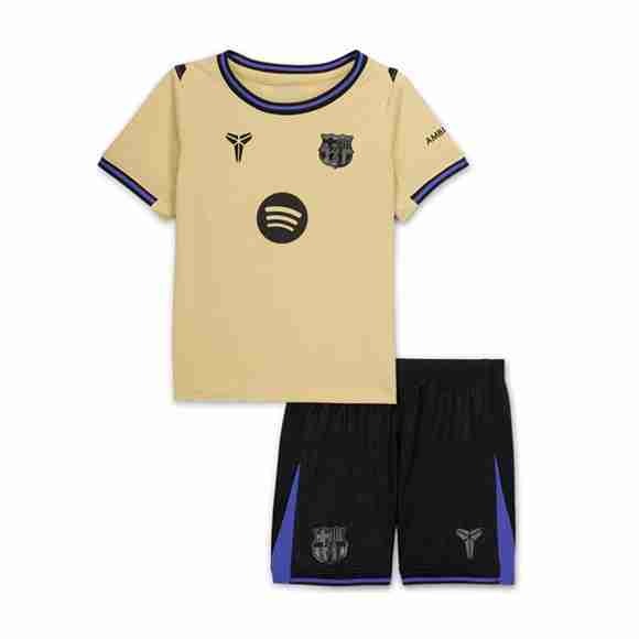 Camiseta Barcelona 2ª Niño 2025-2026 Maillot 2rd Ensemble Enfant Barcelone 2025 2026