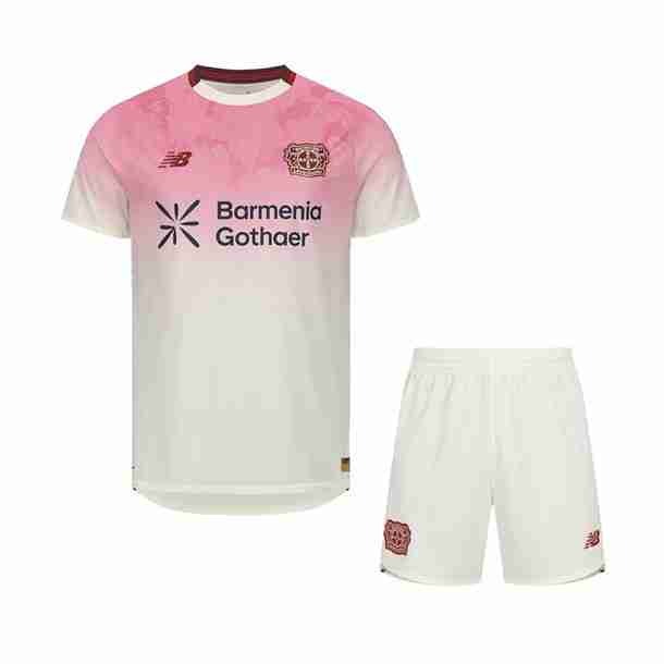 Camiseta Bayer 04 Leverkusen 2ª Niño 2025-2026 Maillot 2rd Ensemble Enfant Bayer 04 Leverkusen 2025 2026