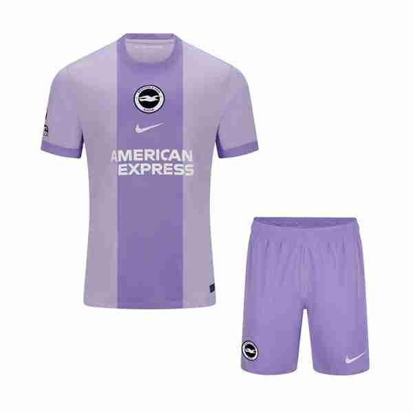 Camiseta Brighton & Hove Albion 2ª Niño 2025-2026 Maillot 2rd Ensemble Enfant Brighton 2025 2026