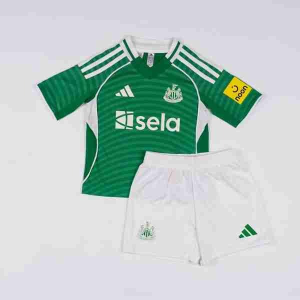 Camiseta Newcastle United 2ª Niño 2025-2026 Maillot 2rd Ensemble Enfant Newcastle United 2025 2026