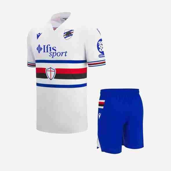 Camiseta Sampdoria 2ª Niño 2025-2026 Maillot 2rd Ensemble Enfant Sampdoria 2025 2026