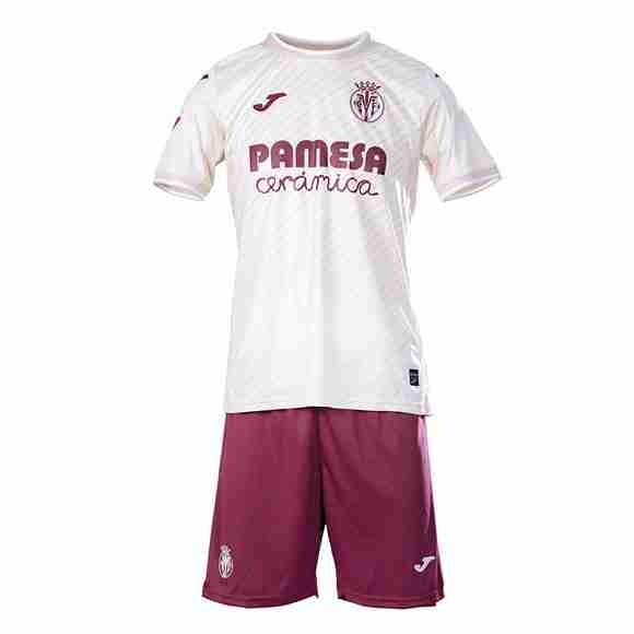 Camiseta Villarreal 2ª Niño 2025-2026 Maillot 2rd Ensemble Enfant Villarreal 2025 2026