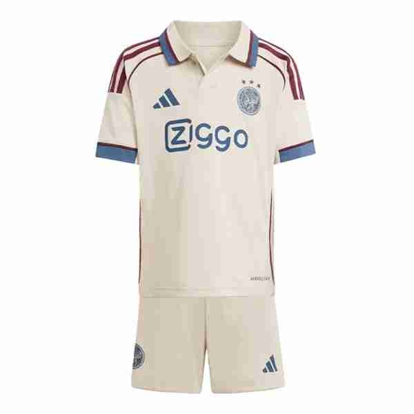 Camiseta Ajax 3ª Niño 2025-2026 Maillot 3rd Ensemble Enfant Ajax Amsterdam 2025 2026