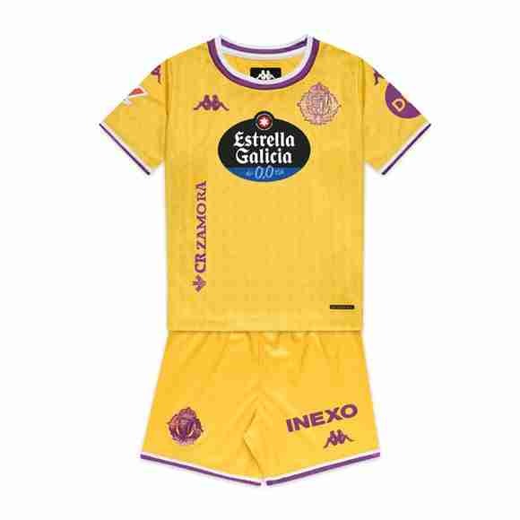 Camiseta Real Valladolid 3ª Niño 2025-2026 Maillot 3rd Ensemble Enfant Real Valladolid 2025 2026